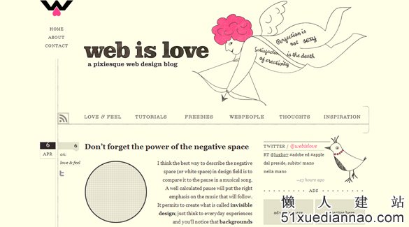 UCD博客-40个WordPress网站设计-Web Is Love