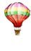氢气球形状返回顶部图标