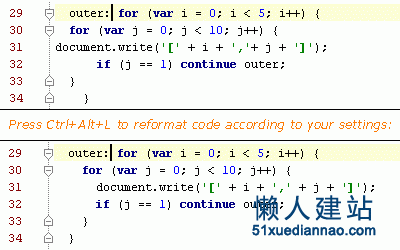 webstorm代码格式化