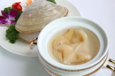 鸡汤氽海蚌，福建福州特产鸡汤氽海蚌图文介绍