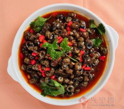 香汁炒石螺，广东梅州特产香汁炒石螺图文介绍