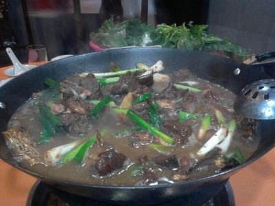 谷陇狗肉汤锅,贵州黔东南州特产谷陇狗肉汤锅图文介绍