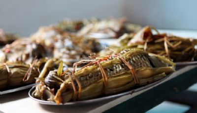 水族鱼包韭菜，贵州黔南州特产水族鱼包韭菜图文介绍