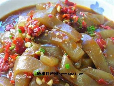 毛脸家凉粉,江苏连云港特产毛脸家凉粉图文介绍