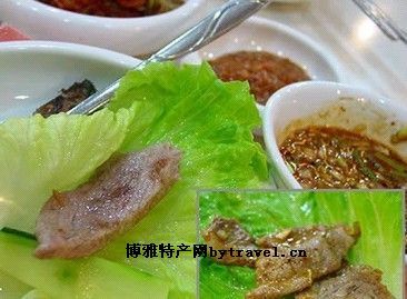 朝鲜族烤牛肉,辽宁辽阳特产朝鲜族烤牛肉图文介绍