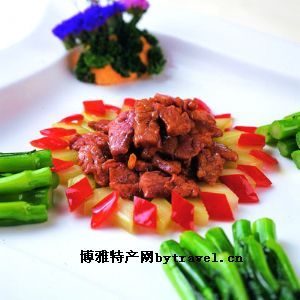 酱爆牛肉，宁夏中卫特产酱爆牛肉图文介绍