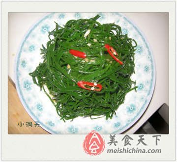凉拌沙葱,宁夏银川特产凉拌沙葱图文介绍