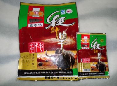 五香牦牛肉干，青海西宁特产五香牦牛肉干图文介绍