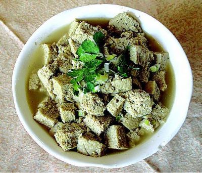 羊汤炖豆腐，陕西榆林特产羊汤炖豆腐图文介绍