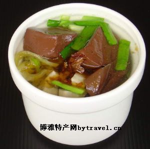 猪血汤，台湾台东特产猪血汤图文介绍