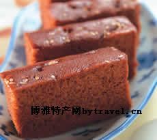 黑糖糕，台湾澎湖特产黑糖糕图文介绍