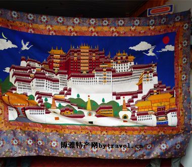 布达拉宫藏毯，西藏拉萨特产布达拉宫藏毯图文介绍