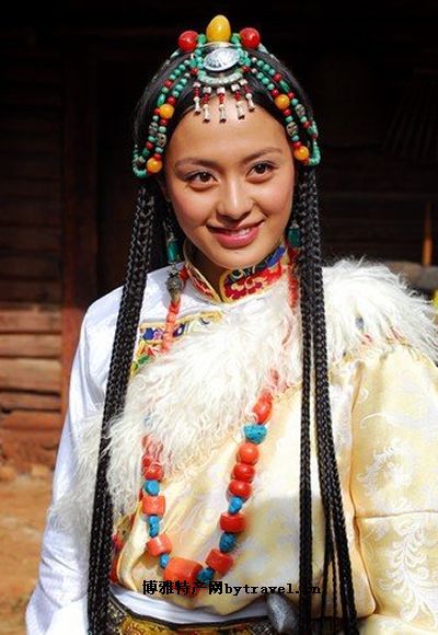 藏族头饰,西藏那曲特产藏族头饰图文介绍