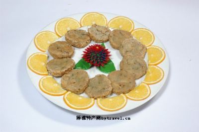 香煎水潺饼，浙江省台州特产香煎水潺饼图文介绍