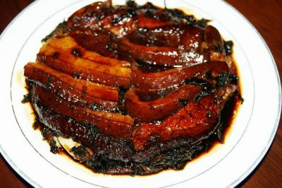 梅干菜扣肉,浙江省绍兴特产梅干菜扣肉图文介绍
