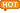橙色热度hot小图标