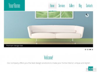 适应手机端的沙发家具企业展示网站模板