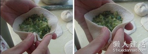 柳叶饺的包法图解
